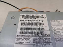 MERCEDES-BENZ Mercedes C W204 CD player A2049004714 audio system controller COMMAND HIGH ECE — thumbnail 6
