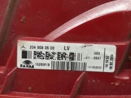 MERCEDES-BENZ Mercedes C W204 right rear light A2049060503 tail light rear right MOPF LED — thumbnail 9
