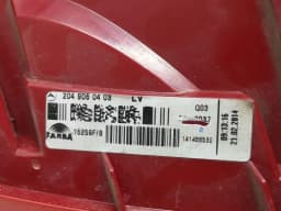 MERCEDES-BENZ Mercedes C W204 Left Rear Light A2049060403 Rear Left Tail Light MOP LED — thumbnail 9