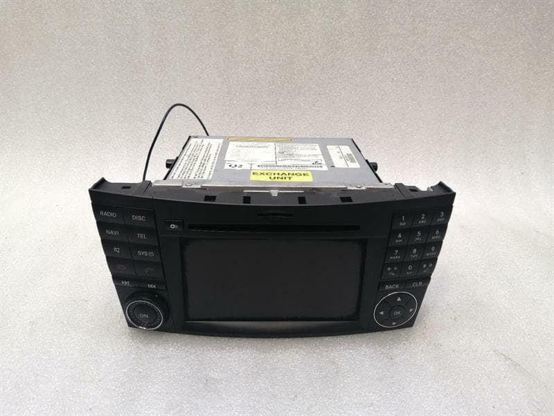 MERCEDES-BENZ MERCEDES CLS W219 Navigation Monitor Head Unit A2199001200 Display MOPF 09-11