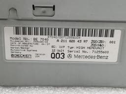 MERCEDES-BENZ Mercedes CLS W219 Navigation Monitor A2118204397 Sat Nav Display Picture Shirt — thumbnail 9