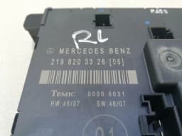 MERCEDES-BENZ Mercedes CLS W219 Door Module Set of 4 A2198202326 Door Control Unit Set — thumbnail 6
