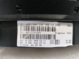 MERCEDES-BENZ Mercedes ML63 AMG W164 Instrument Cluster A2515401448 Speedometer MPH V8 — thumbnail 9