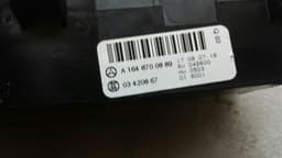 MERCEDES-BENZ Mercedes ML W164 Rear Car Climate Control A1648700889 Rear Climate Control Panel — thumbnail 8
