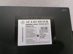 MERCEDES-BENZ Mercedes CL W216 W221 Keyless Go Module A2218702392 Control Unit Kessy — thumbnail 8