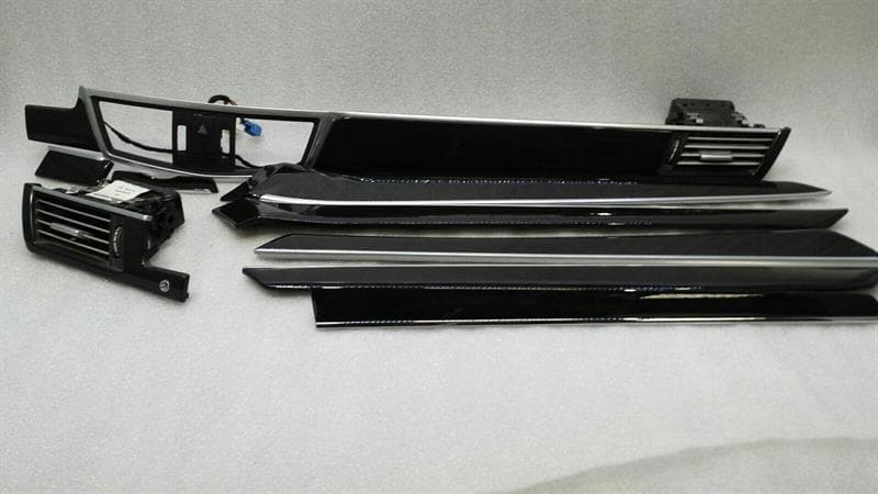 MERCEDES-BENZ Mercedes Veneer Set W212 A2126801071 Molding Set Code 736 Wood Ash Black E63