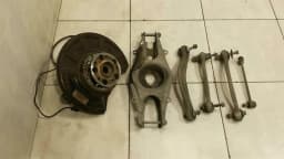 MERCEDES-BENZ Mercedes W212 Left Rear Hub A2123502108 Wheel Bearing Housing Rear Left Set AMG — thumbnail 9