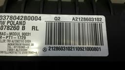 MERCEDES-BENZ Mercedes E Class W212 Dashboard Safety Module A2128603102 Module — thumbnail 3