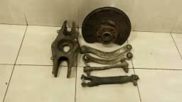 MERCEDES-BENZ Mercedes W212 right rear set A2123502208 wheel bearing housing rear right set AMG — thumbnail 1