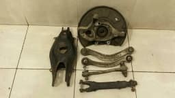 MERCEDES-BENZ Mercedes W212 right rear set A2123502208 wheel bearing housing rear right set AMG — thumbnail 4