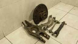 MERCEDES-BENZ Mercedes W212 right rear set A2123502208 wheel bearing housing rear right set AMG — thumbnail 9