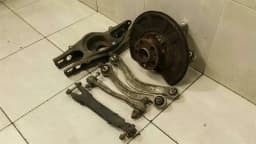MERCEDES-BENZ Mercedes W212 right rear set A2123502208 wheel bearing housing rear right set AMG — thumbnail 10