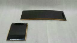 MERCEDES-BENZ Mercedes CLS W219 console veneer set A2198100320 console wood strip set walnut — thumbnail 4