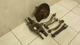 MERCEDES-BENZ Mercedes E W212 Left Rear Hub Set A2123502108 Wheel Bearing Housing Rear Left AMG — thumbnail 9
