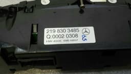 MERCEDES-BENZ Mercedes CLS W219 Auto Climate Control A2198303485 Climate Control Panel — thumbnail 8