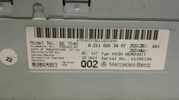 MERCEDES-BENZ Mercedes CLS W219 Navigation Monitor A2118203497 Sat Nav Display COMMAND — thumbnail 6