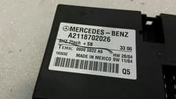 MERCEDES-BENZ Mercedes ML W164 rear seat heated module A2118702026 seat heater control unit — thumbnail 2
