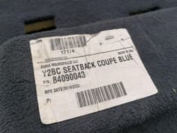 CHEVROLET CHEVROLET CORVETTE C8 blue floor set trim CARPET BLUE SET — thumbnail 7