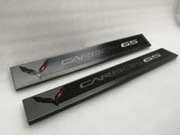 CHEVROLET Chevrolet Corvette C7 Z06 Door Sill Set 22789326 CARBON 65 Entry Bar Set — thumbnail 2