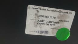 BENTLEY Bentley Continental GT RHD Glovebox 3W2857097S Right Hand Drive Leather — thumbnail 6