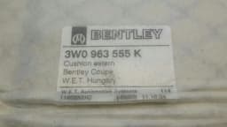 BENTLEY Bentley Continental GT Right Seat Support Heated 3W0963555K Seat Element Heater — thumbnail 2