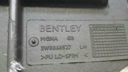 BENTLEY Bentley Continental GT W12 Left Parcel Shelf 3W8868527 Parcel Shelf LI Blue LEATHER — thumbnail 10