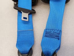 CHEVROLET CHEVROLET CORVETTE C8 RAPID BLUE seatbelt set 84583842 belt 84753985 TARGA CUT — thumbnail 2