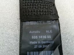BENTLEY Bentley Flying Spur rear seat belt set 3W5857805 seat belt rear set — thumbnail 10