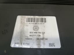 BENTLEY Bentley Flying Track FLH Seat Module 3D0959760CA Left Seat ECU — thumbnail 5