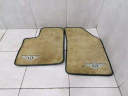 BENTLEY BENTLEY CONTINENTAL GT W12 FLOOR MATS FLOORMATS GREEN LHD — thumbnail 1