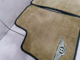 BENTLEY BENTLEY CONTINENTAL GT W12 FLOOR MATS FLOORMATS GREEN LHD — thumbnail 9
