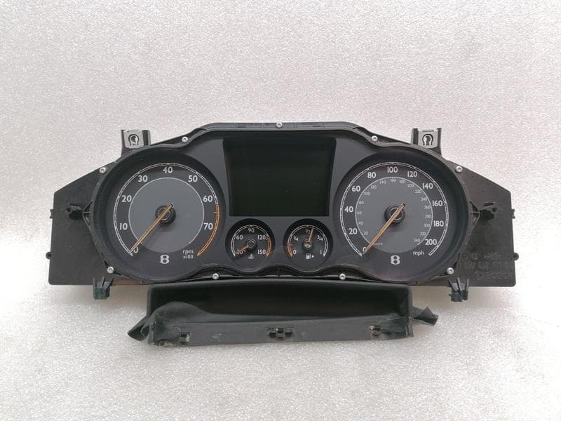 BENTLEY Bentley Continental GT W12 Instrument Cluster 3w0920851 Speedometer 11-18 MPH