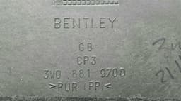 BENTLEY Bentley Continental GT Right Seat Back Pocket 3W0881970D Right Seat Trim — thumbnail 5