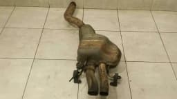 BENTLEY BENTLEY CONTINENTAL FLYING TRACK silencer 3W5253609M exhaust muffler LI — thumbnail 5