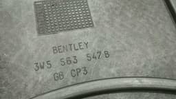 BENTLEY BENTLEY CONTINENTAL FLYING SPUR Boat Floor 3W5863463H Boot Liner — thumbnail 3