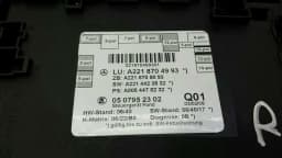 MERCEDES-BENZ Mercedes S-Class W221 RRH door module A2218704993 door control unit rear right — thumbnail 3