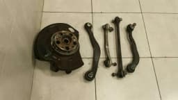 MERCEDES-BENZ Mercedes W216 W221 S65 Left Rear Hub A2213504708 Wheel Bearing Housing Rear Left — thumbnail 8