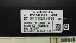 MERCEDES-BENZ Mercedes CL W216 ABC Suspension Module A2215402301 ABC Suspension Control Unit — thumbnail 5