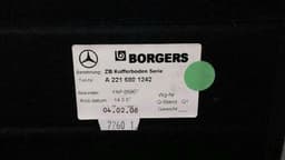 MERCEDES-BENZ Mercedes S-Class W221 Boat Floor A2216801242 Boot Liner — thumbnail 4