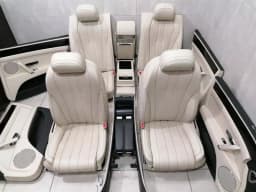 BENTLEY 2015 BENTLEY FLYING TRACK MK2 13-19 Seat Set Beige COOLED Vented SEAT MASSAGE — thumbnail 2