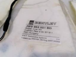 BENTLEY BENTLEY CONTINENTAL FLYING TRACK rear seat heting 3W5963555AC rear seat heater — thumbnail 5