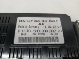 BENTLEY Bentley Flying Spur Climate Control Module 3W5907040F Climate Control Unit — thumbnail 4