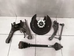 BENTLEY BENTLEY CONTINENTAL GT W12 Left Rear Hub 3D0505435M Wheel Bearing Housing Rear Li — thumbnail 1