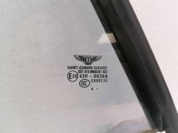 BENTLEY Bentley Continental GT Right Rear Quarter Glass 3W8845298D Door Window 1⁄4 Rear R — thumbnail 9