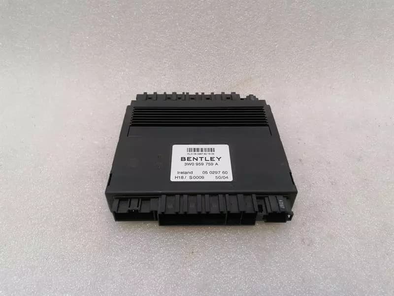 BENTLEY Bentley Continental GT W12 SEAT Electronic Module 3W0959759A Control Unit SEAT