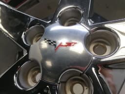 CHEVROLET CHEVROLET CORVETTE C6 Alloy Wheel 9594348 18X8.5JX53 CHROME alloy rim — thumbnail 4