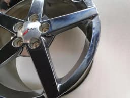 CHEVROLET CHEVROLET CORVETTE C6 Alloy Wheel 9594348 Alloy Rim 9X10J X79 CHROME — thumbnail 3