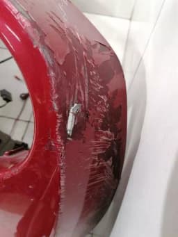CHEVROLET Chevrolet Corvette C6 Rear Bumper 15895252 Rear Bumper DEFECTS — thumbnail 4