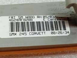 CHEVROLET CHEVROLET CORVETTE C6 INDICATOR 10316651 SIDE INDICATOR FRONT BUMPER PARTS — thumbnail 6