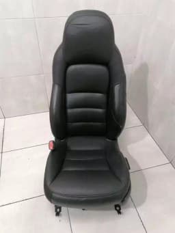 CHEVROLET CHEVROLET C6 SEATS LEATHER SPORT SEATS BLACK SCWARZ ELECTRIC ADJUSTABLE — thumbnail 2